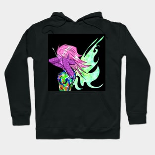 aesthetic nature mandala fairy girl in ecopop arts Hoodie